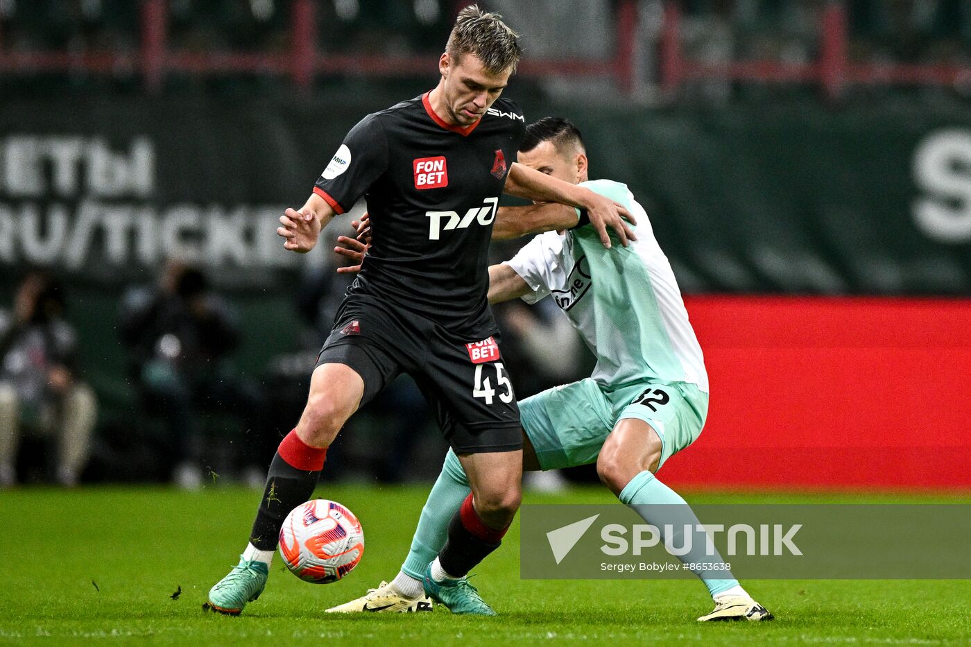 Russia Soccer Premier-League Lokomotiv - Krasnodar