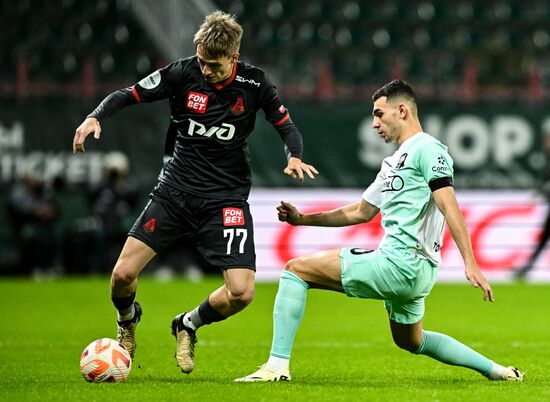 Russia Soccer Premier-League Lokomotiv - Krasnodar