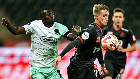 Russia Soccer Premier-League Lokomotiv - Krasnodar