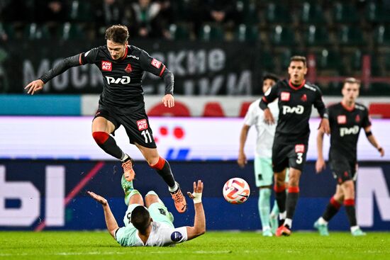 Russia Soccer Premier-League Lokomotiv - Krasnodar