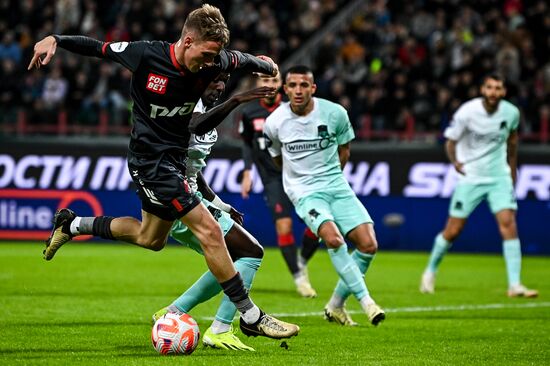 Russia Soccer Premier-League Lokomotiv - Krasnodar