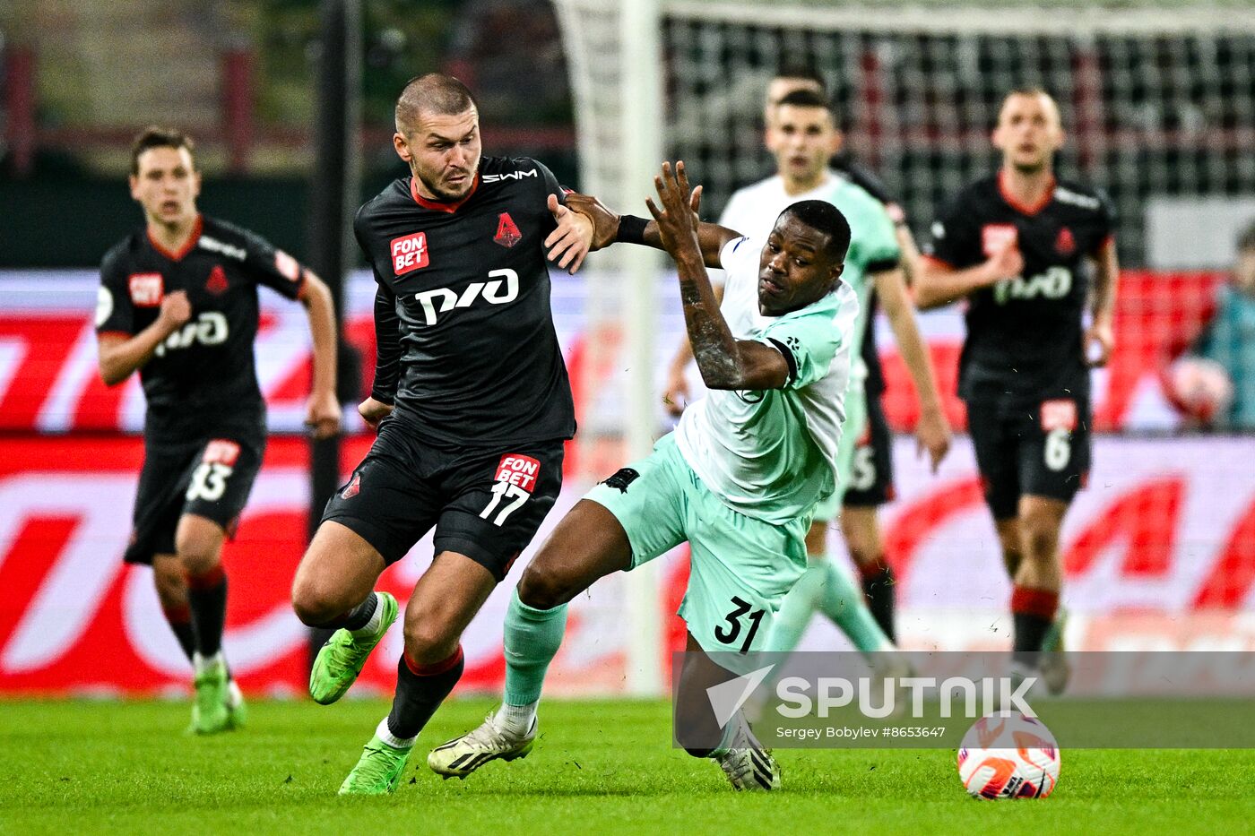 Russia Soccer Premier-League Lokomotiv - Krasnodar