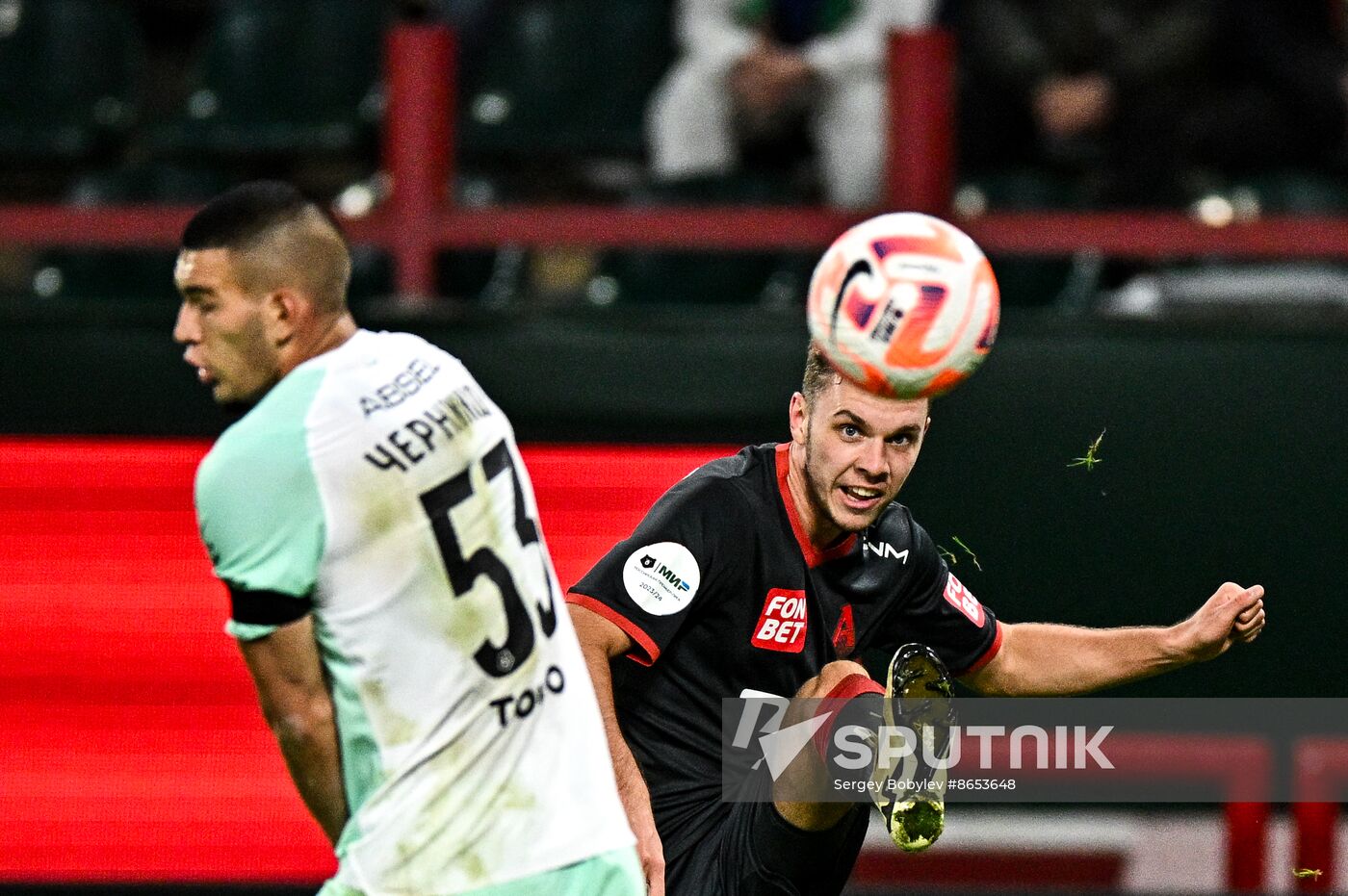 Russia Soccer Premier-League Lokomotiv - Krasnodar