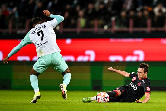 Russia Soccer Premier-League Lokomotiv - Krasnodar
