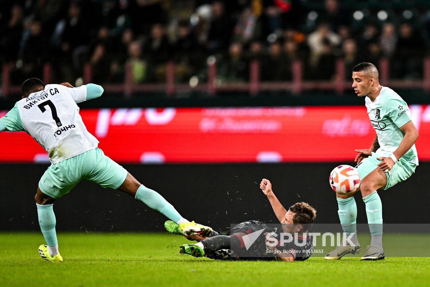 Russia Soccer Premier-League Lokomotiv - Krasnodar