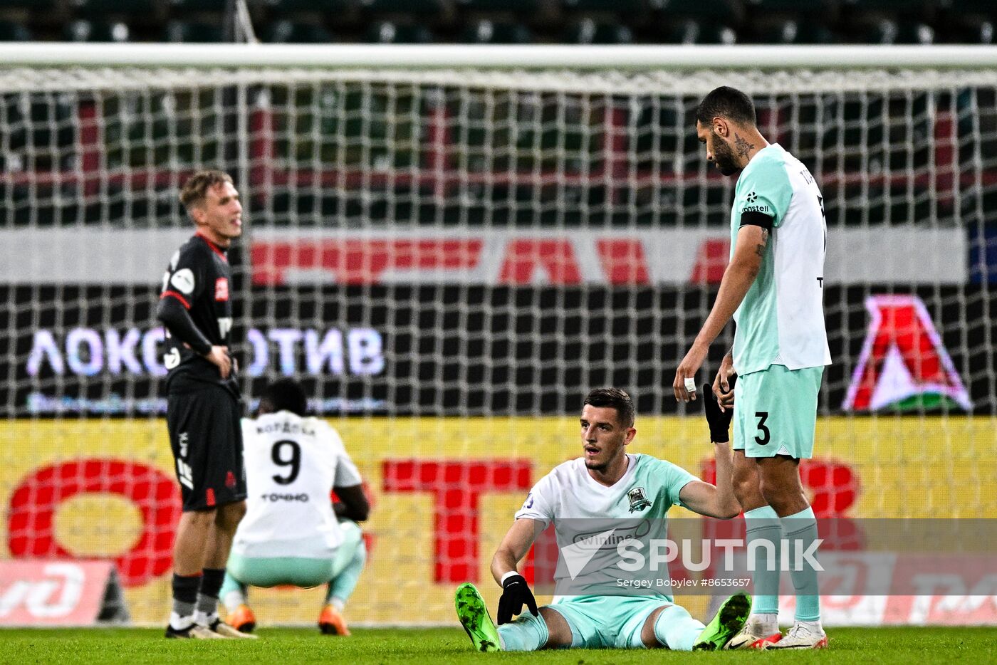 Russia Soccer Premier-League Lokomotiv - Krasnodar