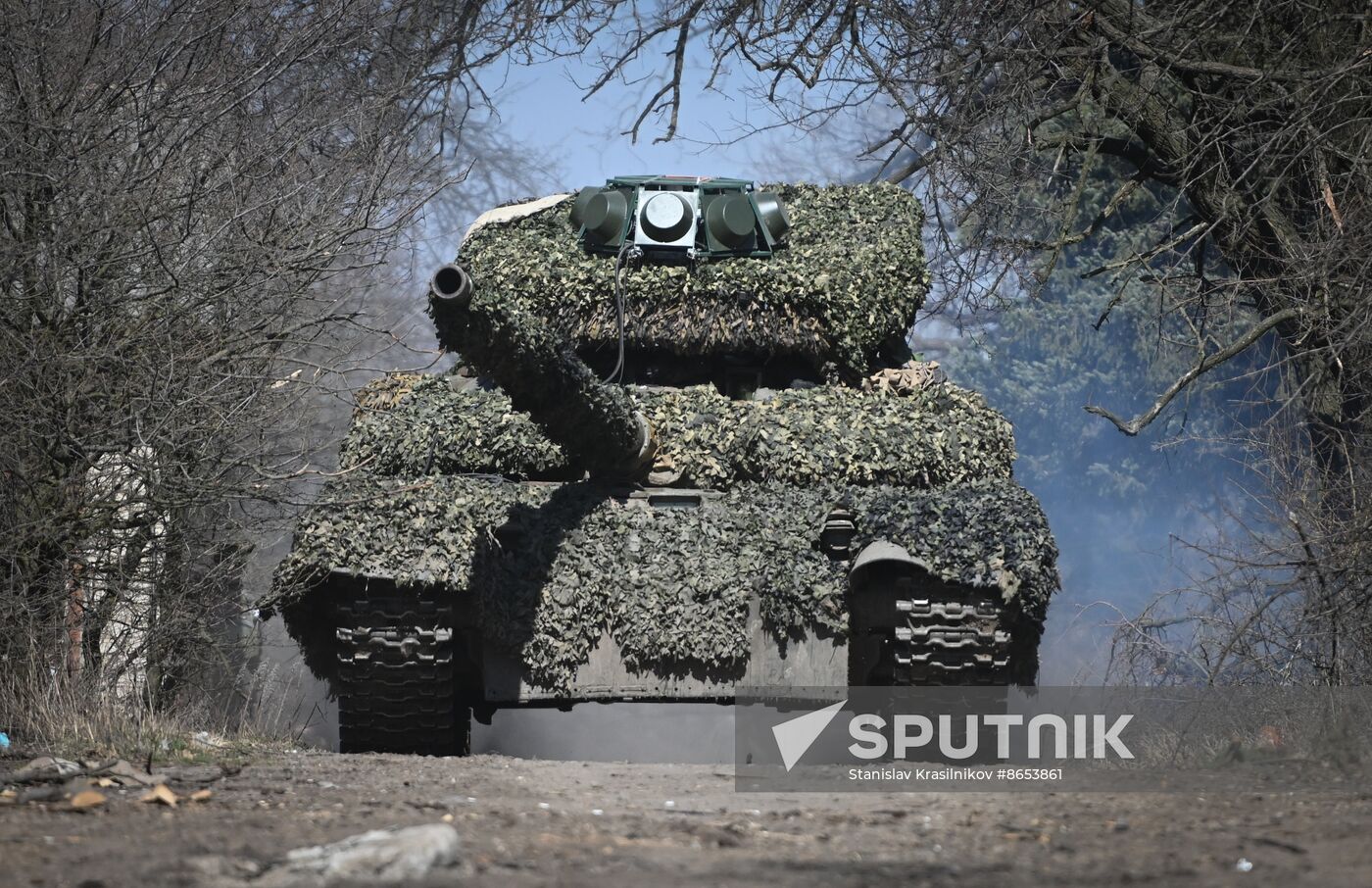 Russia Ukraine Military Operation Tank Unit