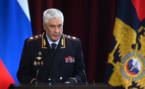 Russia Putin Interior Ministry Board