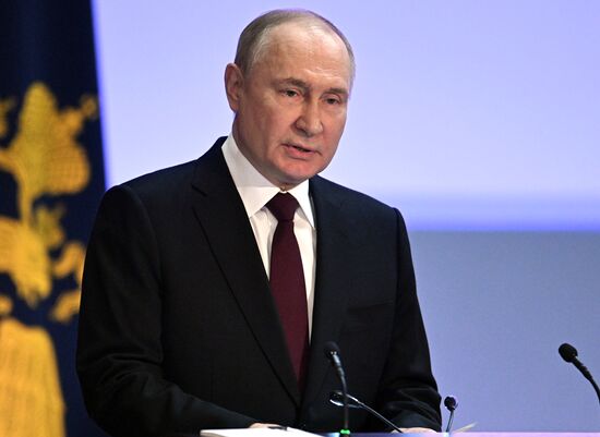 Russia Putin Interior Ministry Board