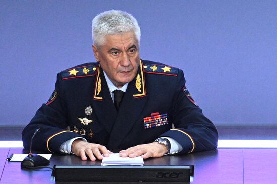 Russia Putin Interior Ministry Board
