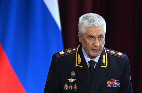 Russia Putin Interior Ministry Board