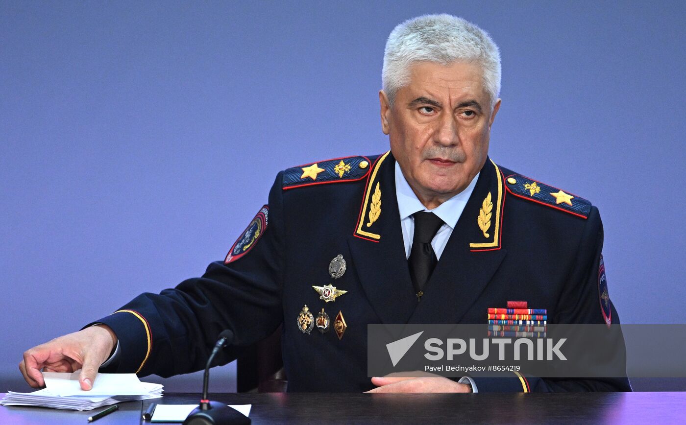 Russia Putin Interior Ministry Board