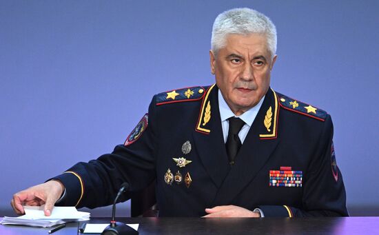 Russia Putin Interior Ministry Board