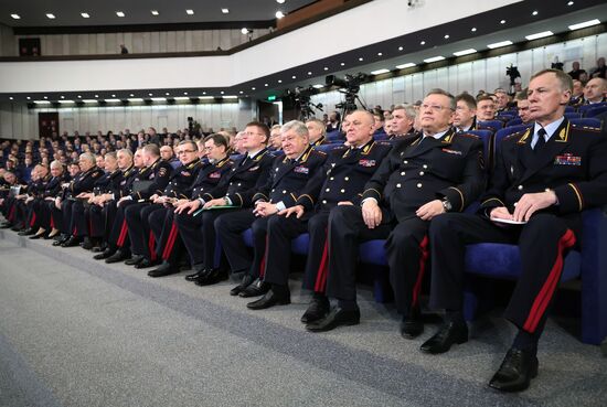 Russia Putin Interior Ministry Board