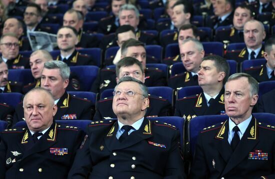 Russia Putin Interior Ministry Board