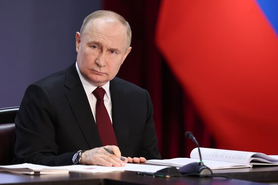 Russia Putin Interior Ministry Board