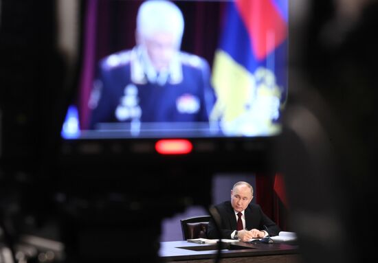 Russia Putin Interior Ministry Board