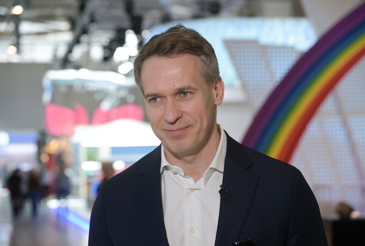 RUSSIA EXPO. Guided tour by Russian Post Director General Mikhail Volkov