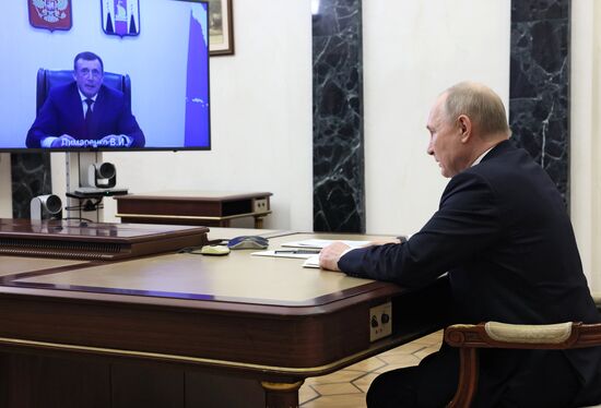 Russia Putin Sakhalin Region Governor