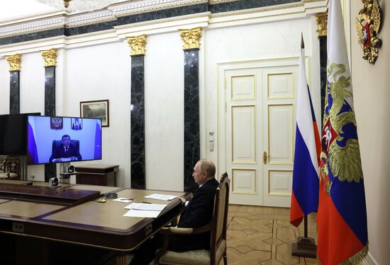 Russia Putin Sakhalin Region Governor