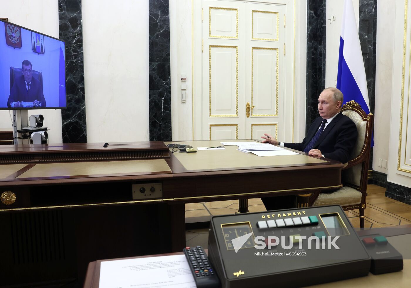 Russia Putin Sakhalin Region Governor