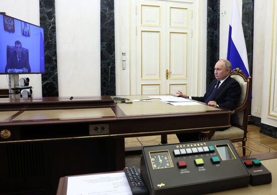 Russia Putin Sakhalin Region Governor