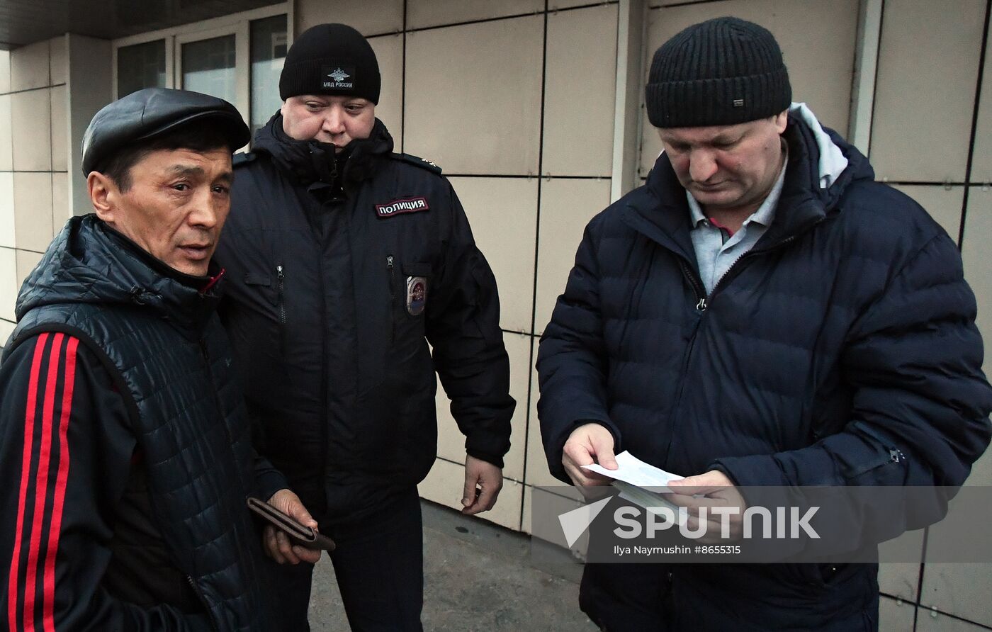 Russia Illegal Immigration Raid