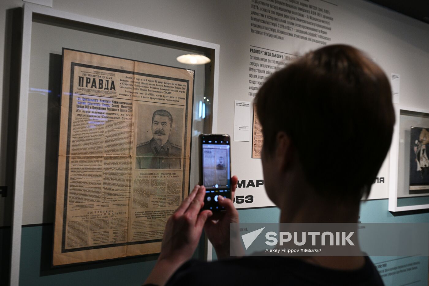 Russia Soviet Doctors Plot Exhibition