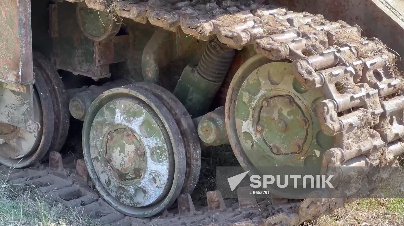 Russia Ukraine Military Operation Captured Armoured Vehicle