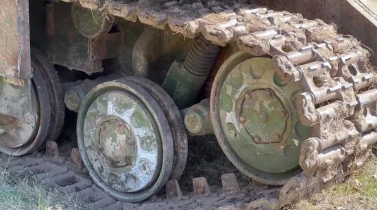 Russia Ukraine Military Operation Captured Armoured Vehicle