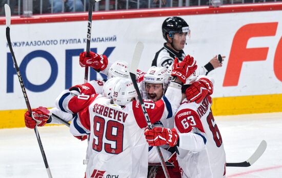 Russia Ice Hockey Kontinental League Traktor - Lokomotiv