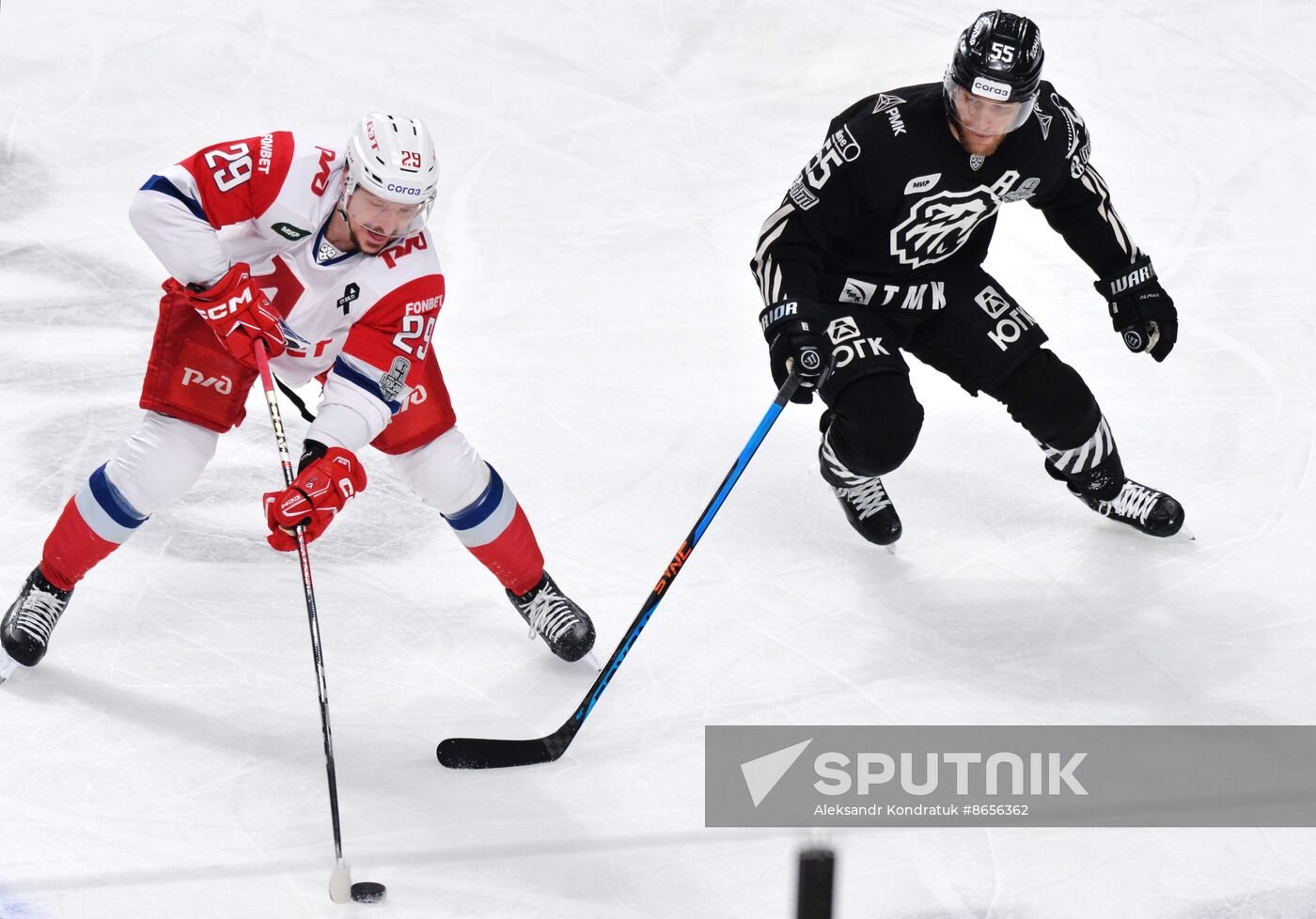 Russia Ice Hockey Kontinental League Traktor - Lokomotiv