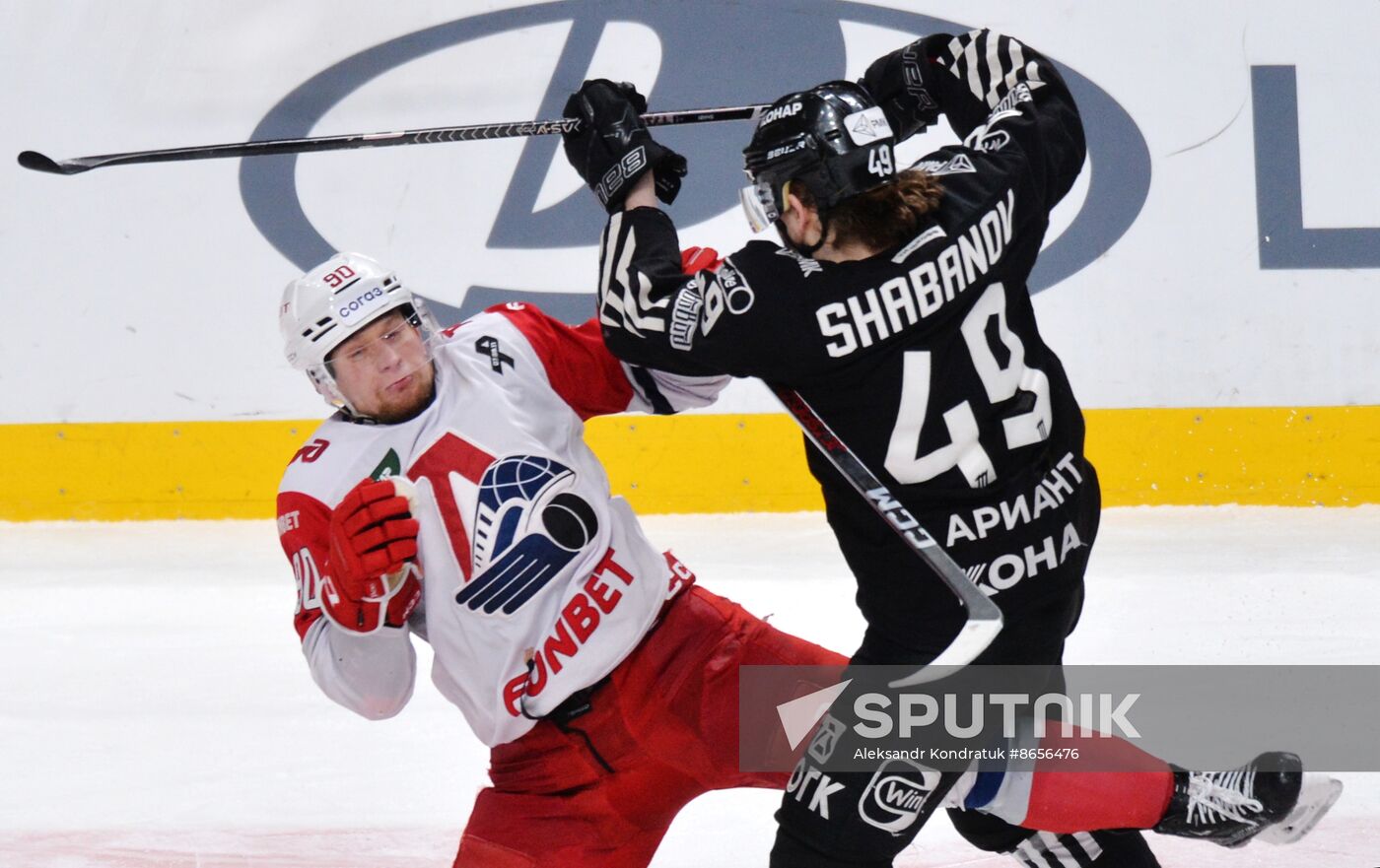 Russia Ice Hockey Kontinental League Traktor - Lokomotiv