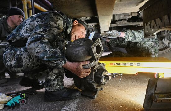 Russia Ukraine Military Operation Repair Unit