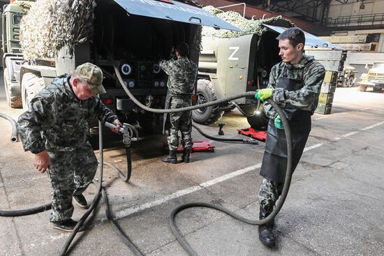 Russia Ukraine Military Operation Repair Unit