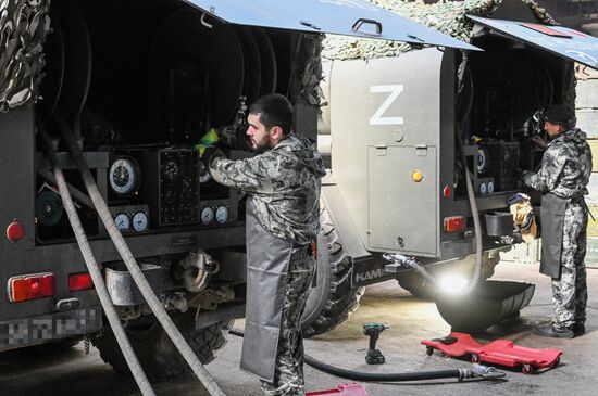 Russia Ukraine Military Operation Repair Unit