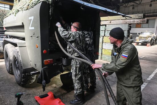 Russia Ukraine Military Operation Repair Unit