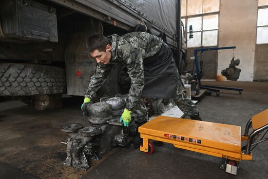 Russia Ukraine Military Operation Repair Unit