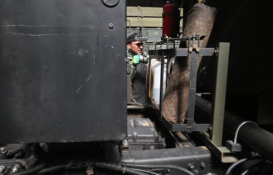 Russia Ukraine Military Operation Repair Unit