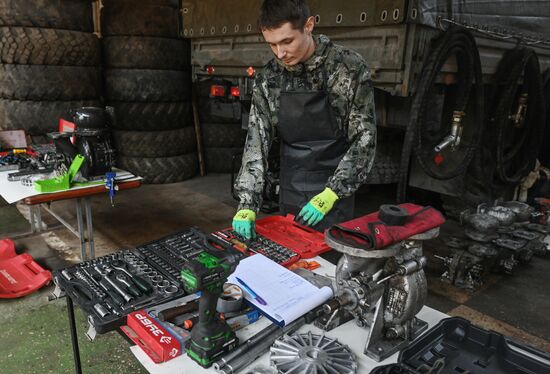 Russia Ukraine Military Operation Repair Unit
