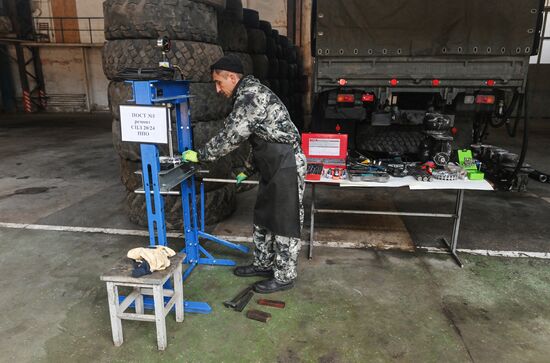 Russia Ukraine Military Operation Repair Unit