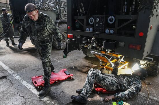 Russia Ukraine Military Operation Repair Unit