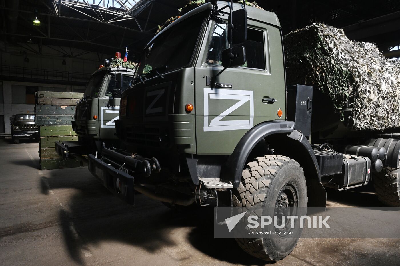 Russia Ukraine Military Operation Repair Unit