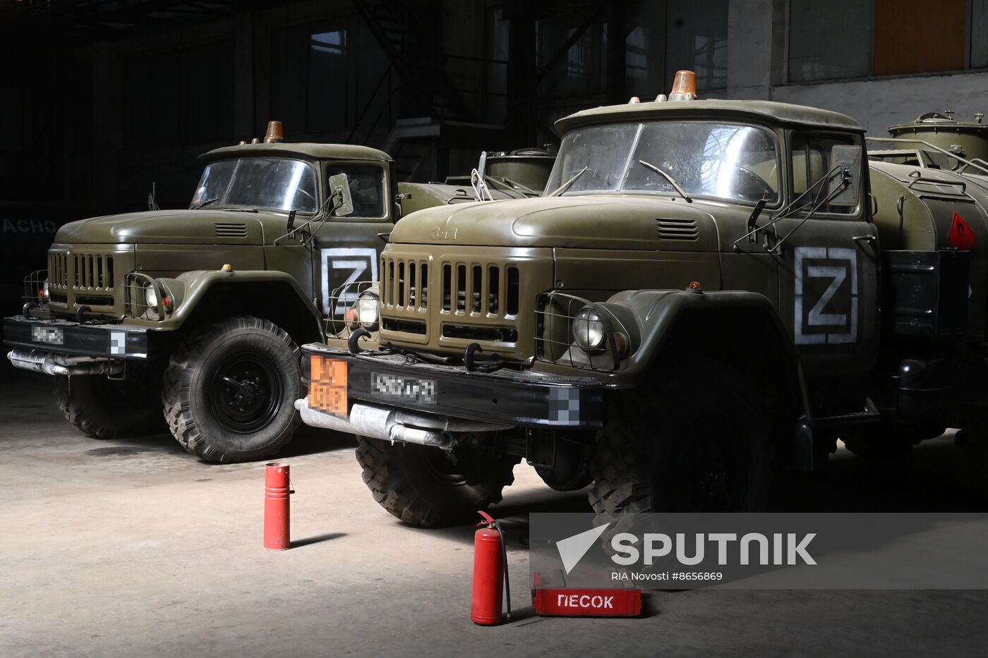 Russia Ukraine Military Operation Repair Unit