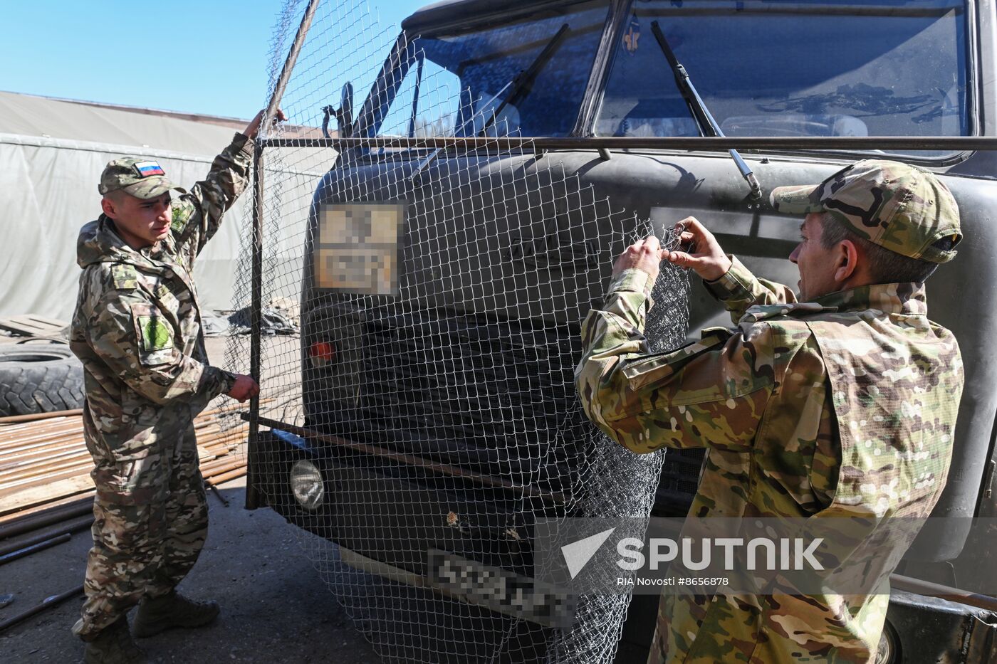 Russia Ukraine Military Operation Repair Unit