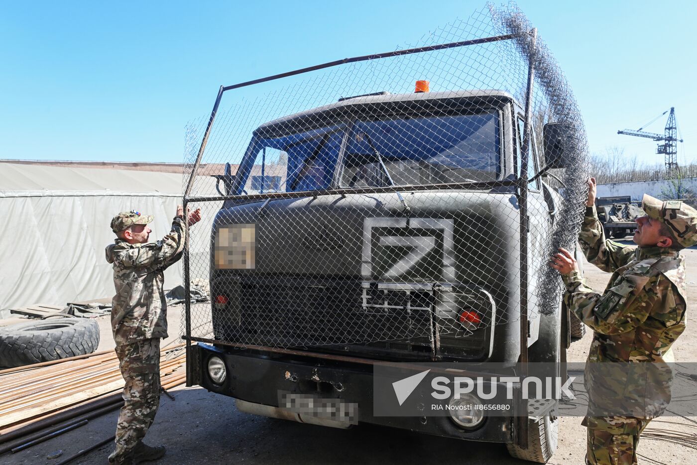 Russia Ukraine Military Operation Repair Unit