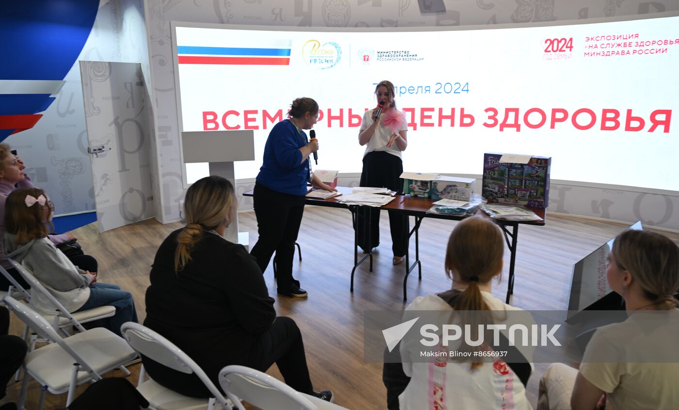 RUSSIA EXPO. Events held as part of Health Day
