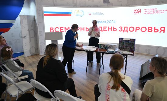 RUSSIA EXPO. Events held as part of Health Day