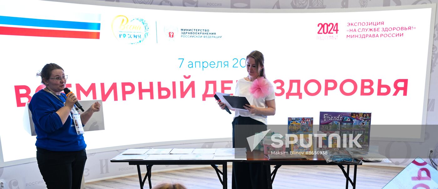 RUSSIA EXPO. Events held as part of Health Day