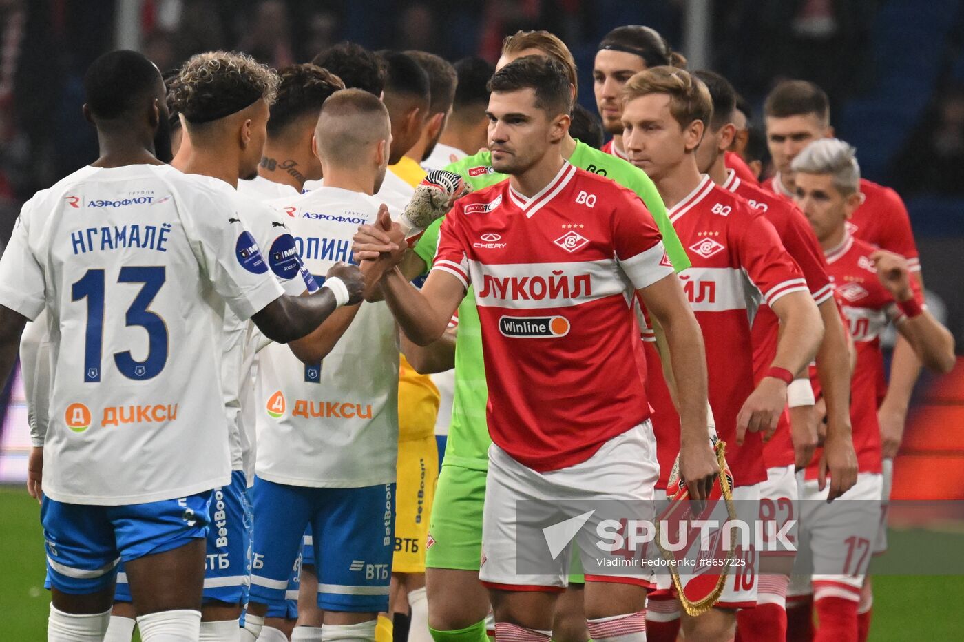 Russia Soccer Premier-League Dynamo - Spartak